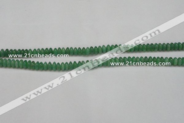 CAJ629 15.5 inches 4*8mm rondelle green aventurine beads