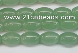 CAJ645 15.5 inches 8*12mm rice green aventurine beads