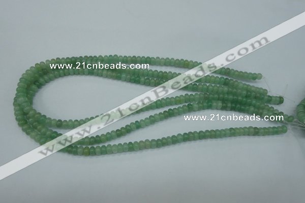 CAJ65 15.5 inches 4*6mm rondelle green aventurine beads wholesale