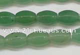 CAJ652 15.5 inches 8*12mm hexahedron green aventurine beads