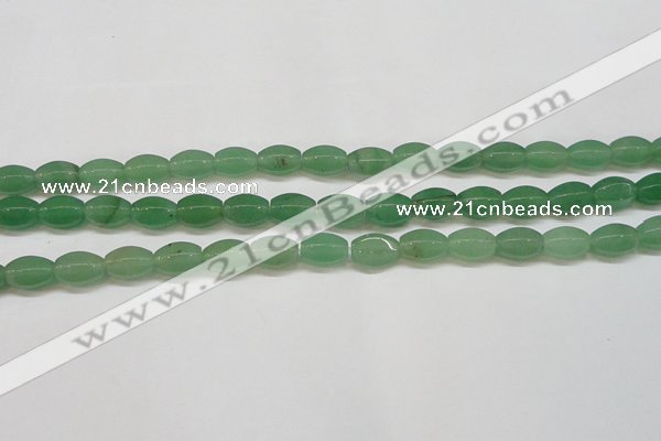 CAJ652 15.5 inches 8*12mm hexahedron green aventurine beads