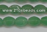 CAJ653 15.5 inches 10*14mm hexahedron green aventurine beads