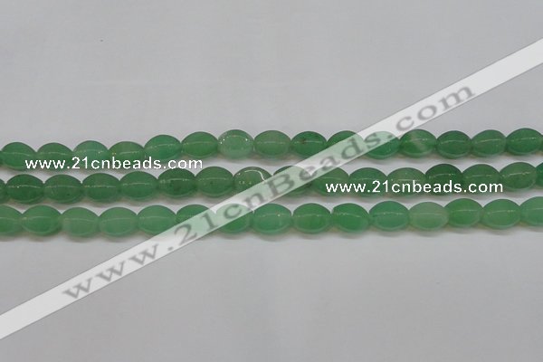 CAJ653 15.5 inches 10*14mm hexahedron green aventurine beads