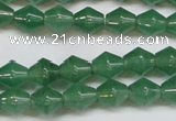 CAJ655 15.5 inches 8*8mm bicone green aventurine beads