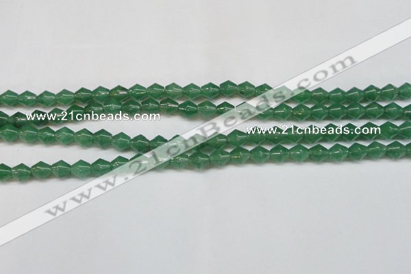 CAJ655 15.5 inches 8*8mm bicone green aventurine beads