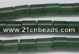 CAJ657 15.5 inches 8*10mm tube green aventurine beads