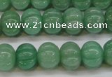 CAJ672 15.5 inches 10*13mm pumpkin green aventurine beads