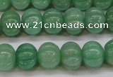 CAJ672 15.5 inches 10*13mm pumpkin green aventurine beads