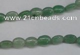 CAJ676 15.5 inches 5*8mm oval green aventurine beads