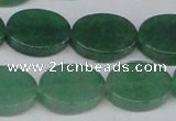 CAJ681 15.5 inches 15*20mm oval green aventurine beads