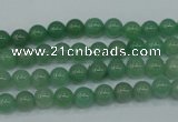 CAJ71 15.5 inches 6mm round green aventurine beads wholesale