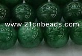 CAJ725 15.5 inches 14mm round green aventurine beads wholesale