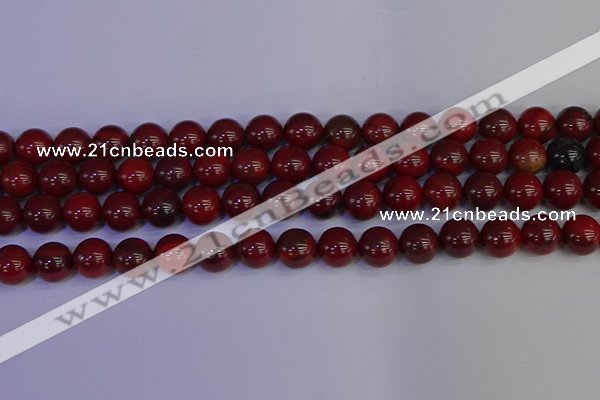 CAJ753 15.5 inches 10mm round apple jasper beads wholesale