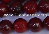 CAJ755 15.5 inches 14mm round apple jasper beads wholesale