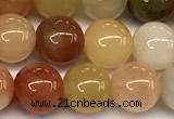 CAJ847 15 inches 8mm round jade gemstone beads