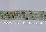 CAM01 4mm round mixed color natural amazonite beads Wholesale