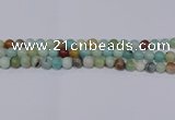 CAM03 round mixed color  8mm  natural amazonite beads wholesale