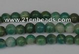 CAM1000 15.5 inches 4mm round natural Russian amazonite beads