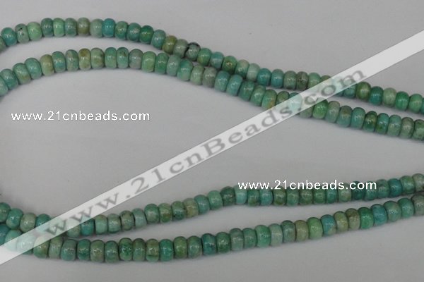 CAM1010 15.5 inches 4*7mm rondelle natural Russian amazonite beads