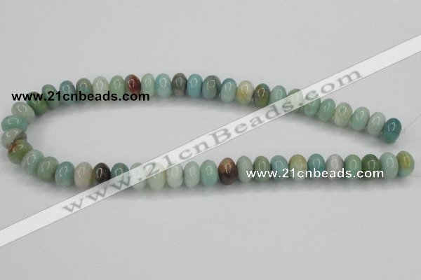 CAM102 15.5 inches 8*12mm rondelle amazonite gemstone beads