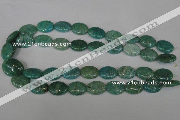 CAM1022 15.5 inches 15*20mm oval natural Russian amazonite beads