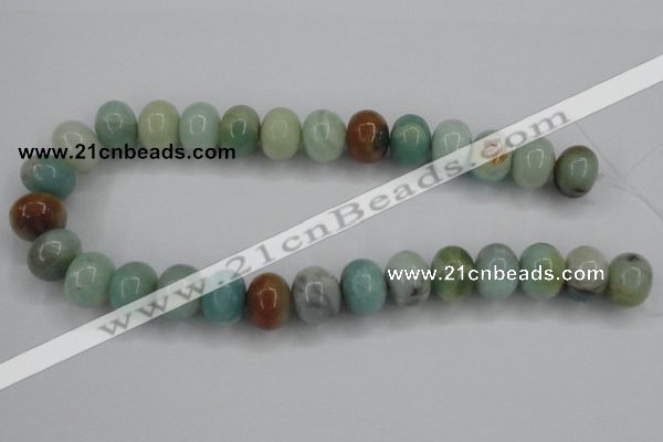 CAM104 15.5 inches 13*18mm rondelle amazonite gemstone beads