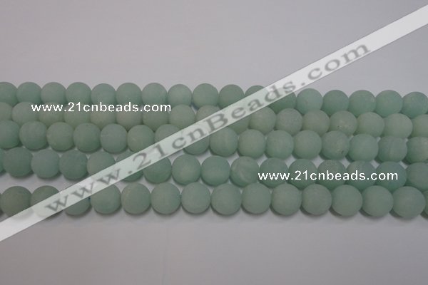 CAM1111 15.5 inches 6mm round matte amazonite beads wholesale