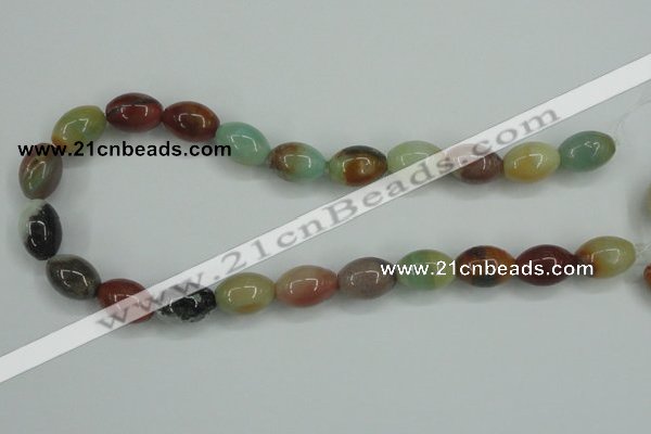 CAM112 15.5 inches 13*18mm rice amazonite gemstone beads wholesale