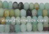 CAM1131 15.5 inches 5*8mm rondelle matte amazonite beads wholesale