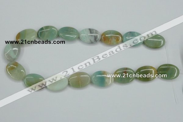 CAM120 15.5 inches 18*25mm oval amazonite gemstone beads wholesale