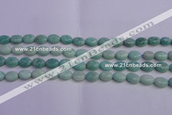 CAM1200 15.5 inches 8*11mm oval Russian amazonite beads