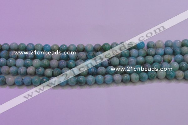 CAM1252 15.5 inches 8mm round natural Russian amazonite beads