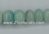 CAM126 15.5 inches multi-size rondelle amazonite gemstone beads
