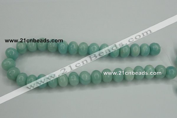 CAM127 15.5 inches 12*16mm rondelle amazonite gemstone beads
