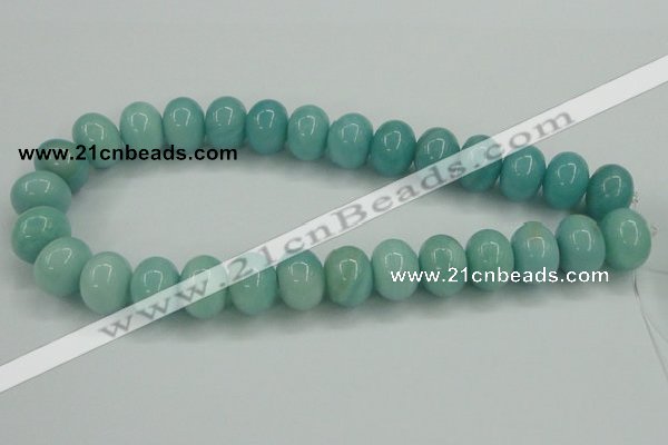 CAM128 15.5 inches 13*18mm rondelle amazonite gemstone beads