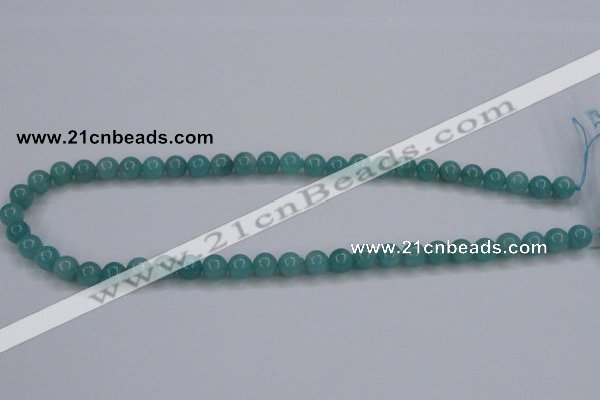 CAM135 15.5 inches 8mm round amazonite gemstone beads wholesale