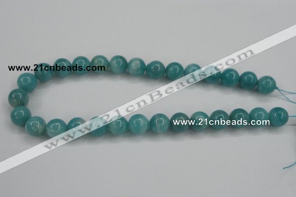 CAM138 15.5 inches 14mm round amazonite gemstone beads wholesale
