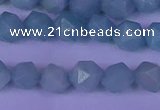 CAM1417 15.5 inches 8mm faceted nuggets Chinese amazonite beads