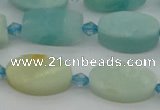 CAM1426 15.5 inches 10*16mm oval Chinese amazonite beads