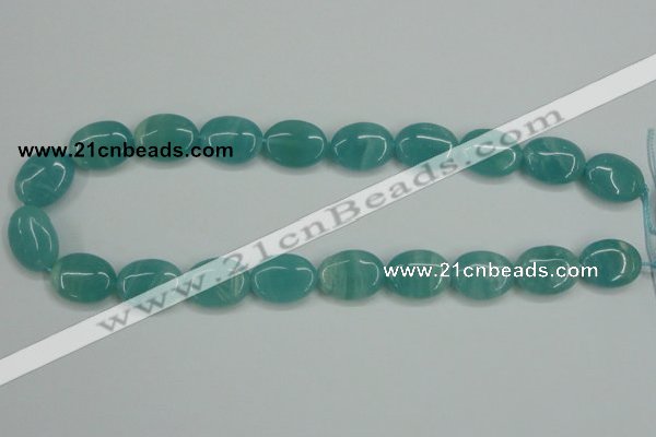 CAM148 15.5 inches 15*20mm oval amazonite gemstone beads wholesale