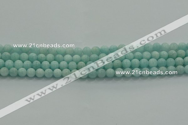 CAM1501 15.5 inches 6mm round natural peru amazonite beads