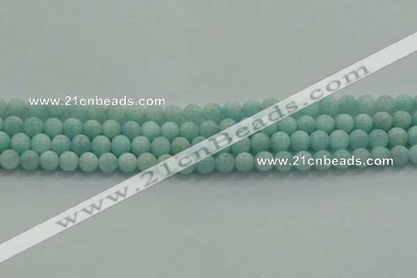 CAM1501 15.5 inches 6mm round natural peru amazonite beads