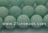 CAM1504 15.5 inches 12mm round natural peru amazonite beads