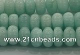 CAM1532 15.5 inches 5*8mm rondelle natural peru amazonite beads