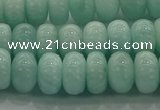 CAM1533 15.5 inches 6*10mm rondelle natural peru amazonite beads