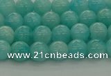 CAM1551 15.5 inches 6mm round natural peru amazonite beads