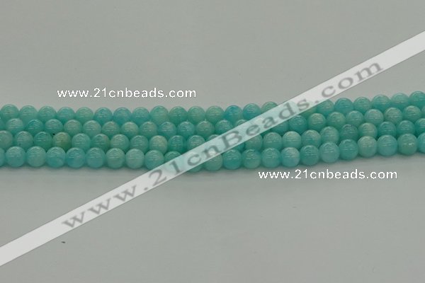 CAM1551 15.5 inches 6mm round natural peru amazonite beads