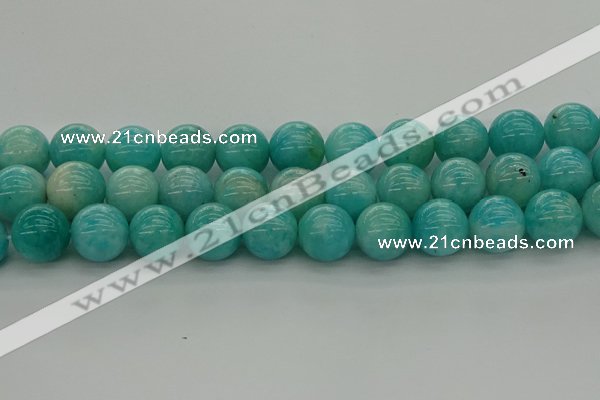 CAM1556 15.5 inches 16mm round natural peru amazonite beads