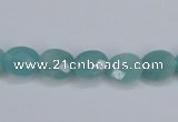 CAM158 15.5 inches 8*10mm faceted oval amazonite gemstone beads