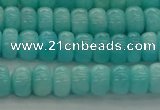 CAM1601 15.5 inches 4*6mm rondelle natural peru amazonite beads